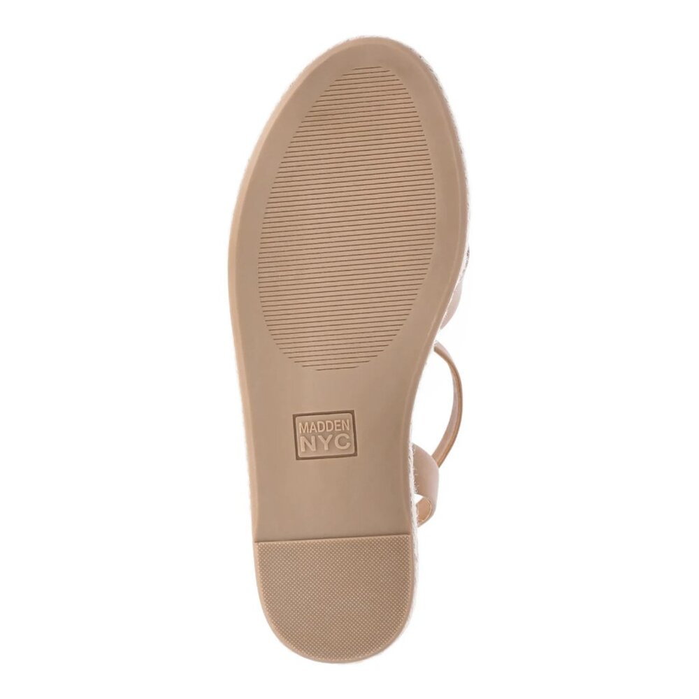Madden NYC Women’s Strappy Wedge Sandals, Size 8.5, Medium Width, 3.82" Heel - Picture 6 of 6